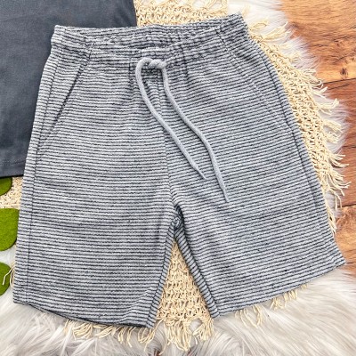  Conj Skate boarding e Chumbo e Laranja Short Listrado